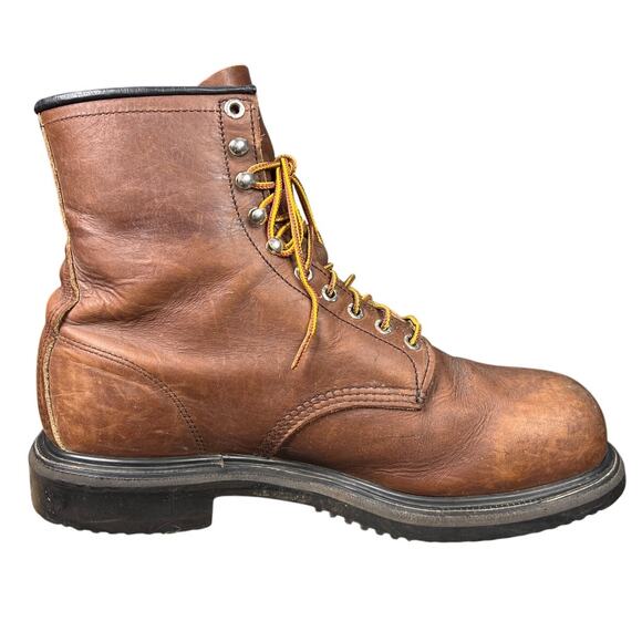 Vintage Red Wing Men’s 2233 Brown Leather Steel Toe Work Boot Size 11.5 E2 main image 4